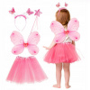 SOIMISS 1 SET LITTLE Dievčatko víla kostým E. (Tyl sukňa 134 tutu pettiskirt modrá)