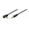 PREMIUMCORD Kabel Jack 3,5mm - 3,5mm konektor 90° M/M 0,5m kjackmm05-90