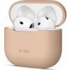 TECH-PROTECT POUZDRO SILICONE APPLE AIRPODS 4 CAFE LATTE