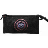 KARACTERMANIA Triple puzdro na zips AVENGERS Captain America Stone