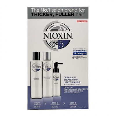 Nioxin System 5 šampón 150 ml + kondicioner 150 ml + vlasová starostlivosť 50 ml darčeková sada