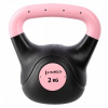 Kompozitový kettlebell HMS KPC02 Vin-Bell 2 kg ružový