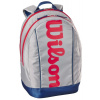 Wilson Junior Backpack - light grey/red/blue