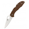 Spyderco Delica Brown SC11FPBN