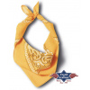 Stars and Stripes Bavlnená šatka - bandana (žltá 05)