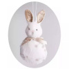 Dekorácia zajac - 11 cm, rôzne