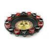 KIK Alkoholová ruleta + 16 pohárov, čierna KX8466