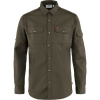 FJÄLLRÄVEN Singi Trekking Shirt LS M, Dark Olive - XL