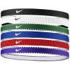 Nike Flex Classic čelenky modrej/červenej/bielej 6 ks