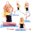 Gymnastická bábika cvičí fitness jogu 30 cm ZA4460