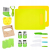 Súprava na varenie pre deti, nože na sekanie s doskou Kitchen Set