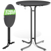 InternetovaZahrada - Skladací barový stôl Ø70 cm - antracit