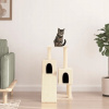 Shumee Škrabadlo se sisalovými sloupky krémové 82 cm