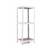 Policový regál Trestles RH 1200x600x500, nosnosť 1050 kg, 3 police Farba: biela, Typ police: drevená MDF 5,4 mm
