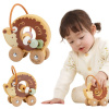 Viga Toys VIGA Korálkové bludisko na kolieskach - Ježko 12M+