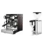 Rocket Espresso Appartamento TCA, black/copper + Rocket Espresso GIANNINO, chrome/black