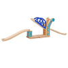 BIGJIGS TOYS Bigjigs Rail Modrý zvedací most