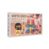 eliNeli Magnetická stavebnica EliFix fresh - guľôčková dráha 136 ks + svietiace guľôčky