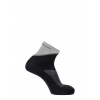 Ponožky na behanie Salomon Pulse Ankle - black/gull gray/silver cloud