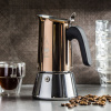BIALETTI New Venus pre 6 šálkov espresso (6 tz) medená - kávovar z nehrdzavejúcej ocele tlakový