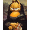 CUKROVÁ TLAČ jedlý obrázok na tortu Cukrová hmota Portrét Mačka Garfield + MENO