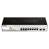 D-Link DGS-1210-08P 10-port Gigabit Smart PoE Switch, 8x GbE PoE+, 2x SFP, PoE 65W, fanless DGS-1210-08P/E