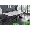 Rozkladací jedálenský stôl Euphoria keramická doska v mramorovom vzhľade 180-220-260cm