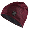Craft ADV Microfleece Ponytail Hat čepice s otvorem na culík Tmavě červená