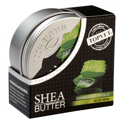 BAMBUCKÉ MÁSLO (shea butter) s aloe vera 100ml Topvet GREEN IDEA