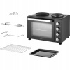 ELEKTRICKÁ RÚRA 35L 230°C + 2 VARNÉ PLATNE 3200W SENCOR SEO 3500BK