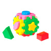 Kocka vkladacia geometrické tvary 8,5 cm