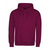 MALFINI CLOUD (GOTS) 428 / Unisex mikina / klokanka s kapucňou - fuchsiová XL