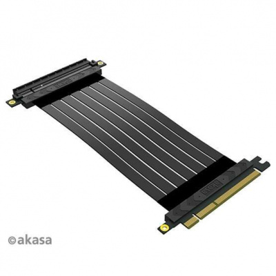 Akasa RISER BLACK X2 Mark IV Premium PCIe 4.0 x16 riser cable - 20cm Akasa