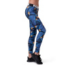 Dámské legíny Mid Waist Ocean Power blue - NEBBIA barva: modrá, velikost: XS