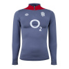 Umbro England Rugby Midlayer Top 2024 Adults Violet/Red 2X Large