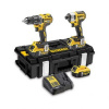 DeWALT Combopack príklepová vŕtačka a rázový uťahovák - DCK266P3