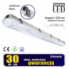 Hermetické svietidlo IP65 LED 120 cm T8 Stropná dielenská lampa Metal Clip
