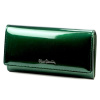 Pierre Cardin Dámska peňaženka 07 SHINY 100 kožená lakovaná zelená