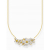Thomas Sabo KE2085-414-4-L45V chain flower with stones gold plated Ladies