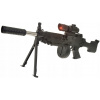 Detská zbraň - Puška na loptu M240s B ASG Socket Laser kov (Detská zbraň - Puška na loptu M240s B ASG Socket Laser kov)