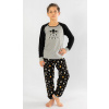 Dětské pyžamo dlouhé Netopýr - šedá - 11 - 12 let
