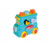 Farebný vkladací autobus pre deti od 10 mesiacov, s 8 zábavnými tvarmi na objav