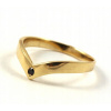 KRÚŽOK ČIERNEHO ZLATA V CUBIC ZIRCONIA GOLD 585 (KRÚŽOK ČIERNEHO ZLATA V CUBIC ZIRCONIA GOLD 585)