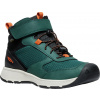 Detská nepremokavá obuv Keen Skua Mid WP Children/Yout ponderosa pine/gold flame 38EU
