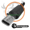 Koncový tlmič výfuku pre VW Golf 2 75x135mm