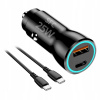 Rýchla Nabíjačka do auta USB-C SFC 25W + kábel pre Galaxy S25/S24/S23/FE