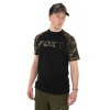 Fox Black / Camo Raglan T - M