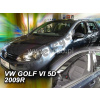 Deflektory na okná pre VW Golf 6, 2ks