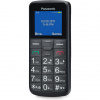 Panasonic KX-TU110 mobilný telefón pre starších ľudí (prioritné hovory, jasný TFT farebný LCD displej, veľké tlačidlá, LED), čierny