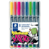 Staedtler, 317 WP8-1, Lumocolor, súprava permanentných popisovačov, 1 mm, 8 ks